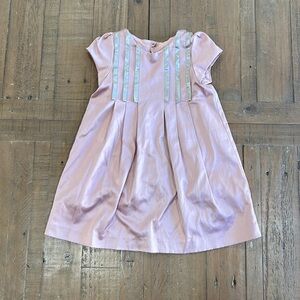 Jacadi rose pleated formal dress